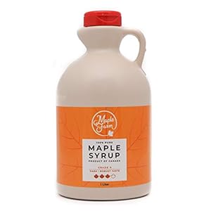 MapleFarm – Ahornsiroop – Pure Canadian maple syrup DARK – 1 Litre – Grade A – Canadian maple syrup – pancake syrup…
