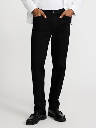 EXPRESS Men’s Slim-Straight Hyper Stretch Jeans – Flex Denim, Mid Rise, Comfort Stretch & Recovery2