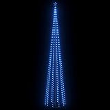 Las luces consisten en 752 LEDs y una luz en forma de estrella en la parte superior, que emiten una luz blanca fría
