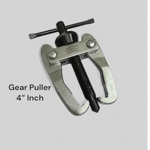 Image of MEC 2-Jaw Gear Bearing Puller - Removal Tool for Gears, Pulley, and Flywheel with Heavy Lock Nut and Spindle (4 inch (100mm))