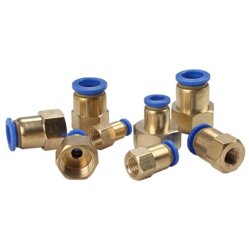 Conector de enchufe rápido PCF16-03 rosca interna componente neumático recto de 1 pieza 2