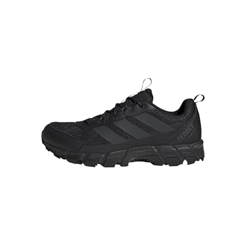 adidas Men's Terrex Rockadia Trail Running, Black/Carbon/Black, 11