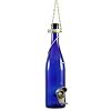 Blue Ridge Mountain Wine Bottle Bird Feeders, Backyard Decor, Finch Feeder, Garden Decor for Outside, Bird Decor, Hanging Bird Feeder, Outdoor Decor, 25oz Seed Capacity, Cobalt Blue & Silver #1