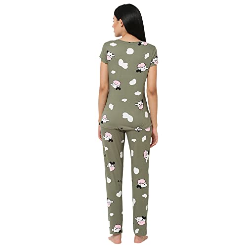 Image of Sweet Dreams Women's Brush Hearts Pajama Set Pack of 1