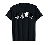 Lustiges Sport Fun T-Shirt für Kinder, Männer und Frauen mit Humor. Du suchst ein niedliches Spaß Shirt? Dann ist dieses witzige Herzschlag EKG T-Shirt das perfekte Geschenk zu Weihnachten, Ostern und Geburtstag für Deine Freunde und Bekannte.
