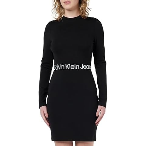 Calvin Klein Jeans Women's Logo Milano Dress Cover