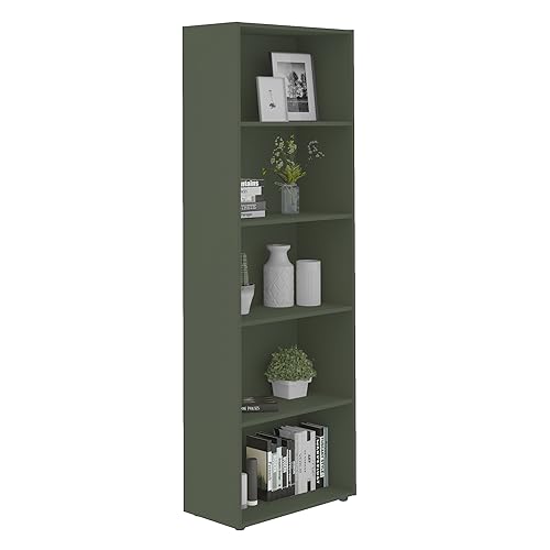 Estante Organizadora Multiuso Livreiro com 5 Nichos MULTY cor Menta - Artely