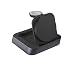 Produktbild ZENS Nightstand Charger Pro 2 15 Watt 2in1 kabelloses Ladegerät kompatibel mit MagSafe und Qi2 (Qi2-zertifiziert, Made for Apple Watch, 20W Netzteil mit Kabel inklusive) Schwarz