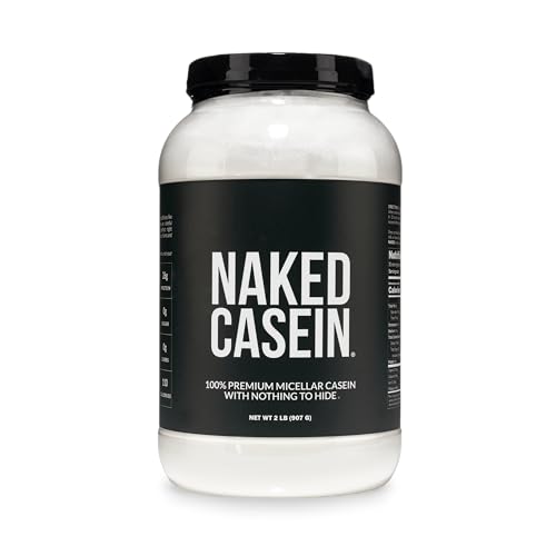 Image of NAKED Casein - 100% Micellar Casein Protein - Only 1 Ingredient, Zero Carb, NSF Certified, GMO-Free, Gluten Free, Soy Free, Preservative Free - 30 Servings