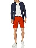  Tommy Hilfiger Herren Brooklyn Light Twill Belt Shorts, Rot(Fiery Red658), W31(Herstellergröße:NI31)