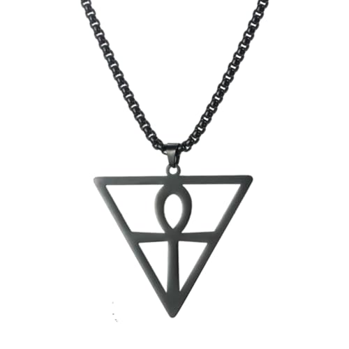 Pendentif religieux égyptien argent 925 anti-allergie collier vintage durable