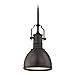 Design Classics Farmhouse Bronze Metal Mini-Pendant 7.38-Inch Wide