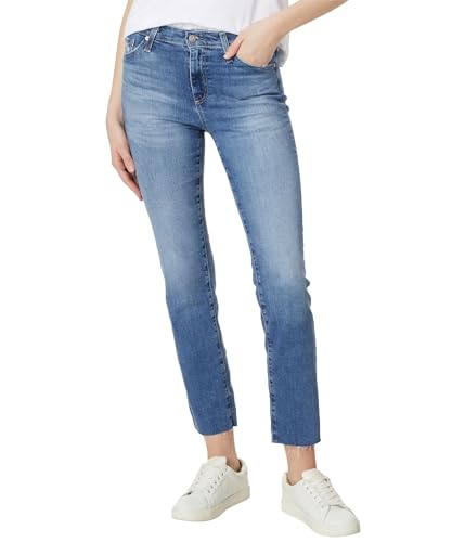 AG Women's Mari High Rise Slim Straight Jean in 13 Years Disclosure