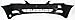 Evan Fischer Front Bumper Cover Compatible with 2005-2008 Toyota Corolla Primed Sedan With Fog Light Holes
