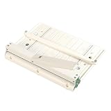 jcwwolk Piegacarte manuale, piegatrice A4/A3, con doppio righello di precisione, profondità di rientranza 0,8 mm, larghezza 35 cm, spessore alimentazione carta 5 mm, per biglietti da visita