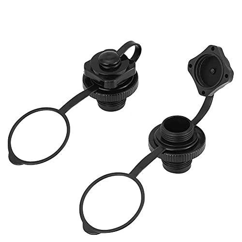 Inflatable Boat Air Valve,2Pcs Inflatable Boat Spiral Air Plugs One-Way Inflation Replacement Screw For Inflatable Boat #TOP7