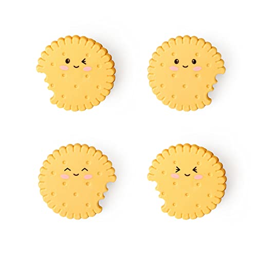 Miniatura 2 de Legami - Juego De 4 Clips Para Cerrar Paquetes, 5 X 5 Cm, Tema Cookie