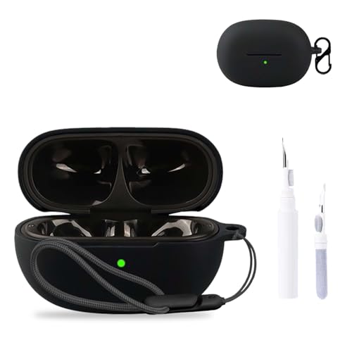 EarFun Clip 2�P�[�X�J�o�[�ANOUKAJU �C���z���ی�J�o�[(�J���r�i+�X�g���b�v+�N���[�j���O�y���t��)�����h�~�A���h�~�A�ϏՌ��AEarFun�N���b�v2�p�P�[�X(�u���b�N)