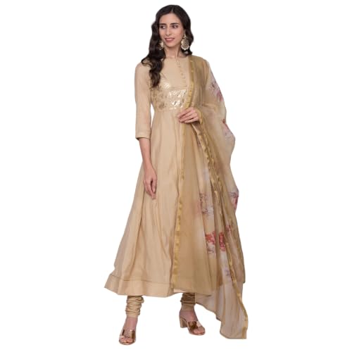 Image of BIBA WOMEN PRINTED FITTED SALWAR KURTA