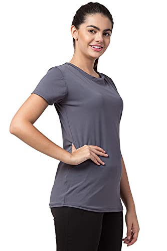 Image of BLUECON Women's Slim Fit Polyester T-Shirt