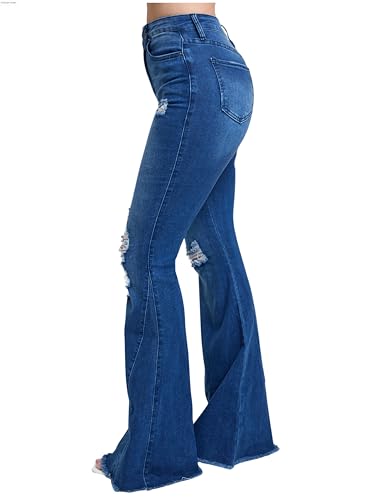 YMI Womens Repreve W/Lycra Gigi HIGH Rise Extreme FIT & Flare, N1860, 7 Blue2