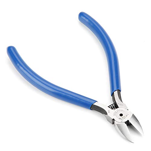 Alicate diagonal de alta dureza, cortador de fio durável e confortável, pinças de 5 polegadas, pinça