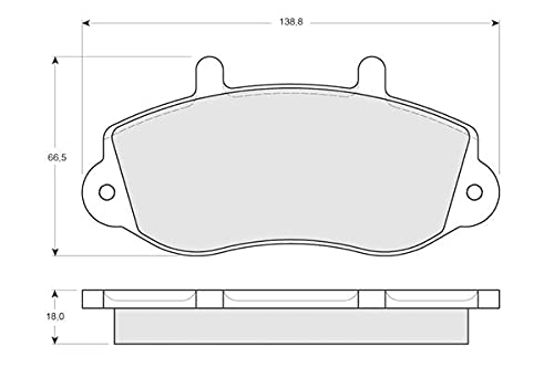Plaquette de frein PROCODIS France MRH3523 pour sécurité auto