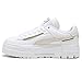 PUMA Womens Mayze Crashed Platform Sneakers Shoes Casual - White - Size 9.5 M