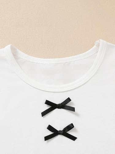 Image of Girls' Graphic Tees Summer Cute Tops Casual Short Sleeve Crew Neck T Shirts