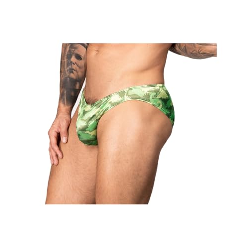Body Aware Dino Camo Satin Pouch Brief
