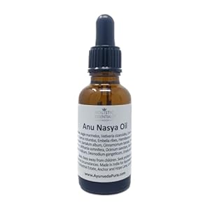 Pure Anu Nasya Oil 30ml – Organic Vegan Ayurveda Therapy for Sinus Health, Eucalyptus & Oregano Infused, Free from Additives, Ideal for Body Massage and Muscle Relaxation, Made in UK