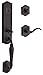 Baldwin Reserve SCNEWXCURLTAR112S Single Cylinder New Hampshire Handleset Left Hand Curve Lever and Traditional Arch Rose with Smartkey Venetian Bronze Finish
