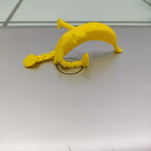 Escultura divertida de banana 3D con patas ajustables miniatura 5