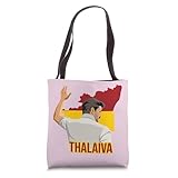 Thalapathy Vijay Thalaiva TVK Flag Tamil Kollywood Tote Bag