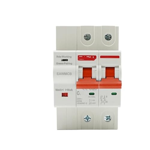 Disjoncteur 2P 60A automatique avec minuterie vocale pour tableau électrique