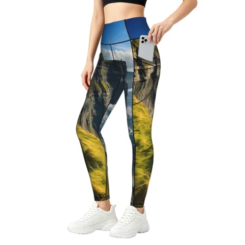 Pantalones de yoga para mujer con bolsillos elásticos Ireland Outdoors County Clare