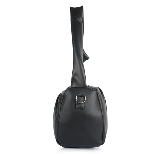 Image of Synthetic Leather Casual Top Handle Handheld Crossbody Travel Side Sling Bag For Women
