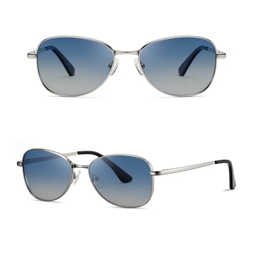 Image of Classic Pilot Sunglasses for Man Aviator Polarized Sports Sun Glasses UV Protection for Cycling Fishing Driving