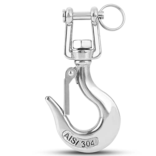 AMYSPORTS Heavy Duty Slip Hook Load Tow Chain Clevis Hook