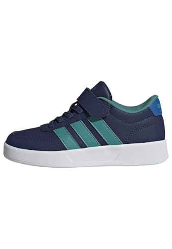 Adidas Unisex niños BREAKNET 3.0 Shoes Children, Dark Blue/Pure Teal/Bright Royal, 32 EU