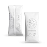 WiseSorb   Lot De 35 Sachets Déshydratants De 10g   Gel de Silice Blanc Alimentaire Sans Encre, Absorbeur d’Humidité pour Conservation des Aliments, Thé, Café & Produits Secs