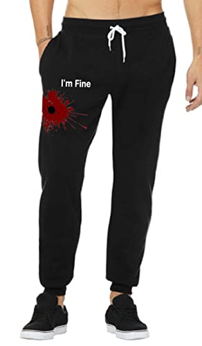 I'm Fine - Funny Blood zombie Men's Jogger sweatpants - Main Image