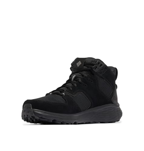 Columbia Mens Benson Mid Hiking Shoe, Black/City Grey, 15 Wide
