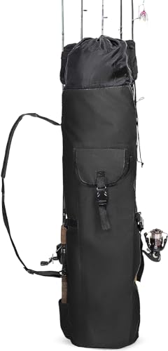 image for Besti Fishing Rod Organizer Bag (Portable) Shoulder Carry Home and Tra