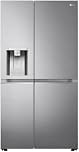 LG GSLV90PZAD Frigorifero Side-by-Side Americano Total No Frost, 635 l, Wi-Fi, Tecnologia Door & Linear Cooling, Dispenser Acqua e Ghiaccio con Allaccio, Igienizzazione UVnano, Inox