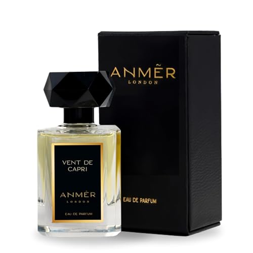 Image of LONDON Vent De Capri Eau De Parfum 50 ml | Long Lasting Luxury Unisex Perfume Spray for Men & Women | Fresh Marine Aquatic Ozonic Fragrance with Vetiver, Moss & Leather