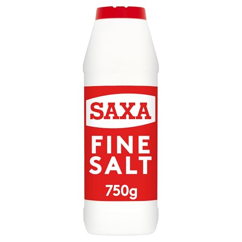 Saxa Fine Table Salt for Table & Cooking 750 g Drum (Pack of 1)