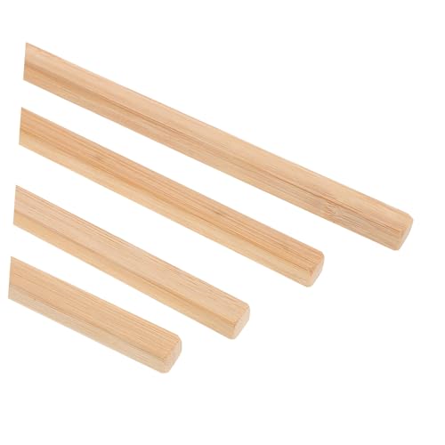 4 piezas herramienta de mahjong de madera compacta miniatura 3