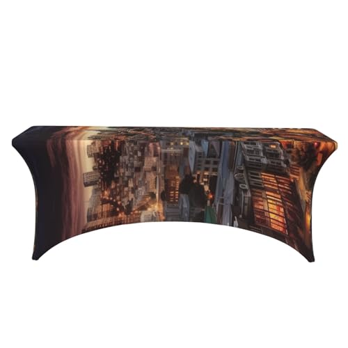 Nappe élasthanne lavable et infroissable pour table 1,8 m