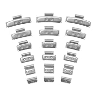 ohbien 5-30g 225 Stück Auswuchtgewichte Wuchtgewichte Sortiment für Stahlfelgen (je 50 von 5g, 10g, 15g und je 25 von 20g, 25g, 30g)